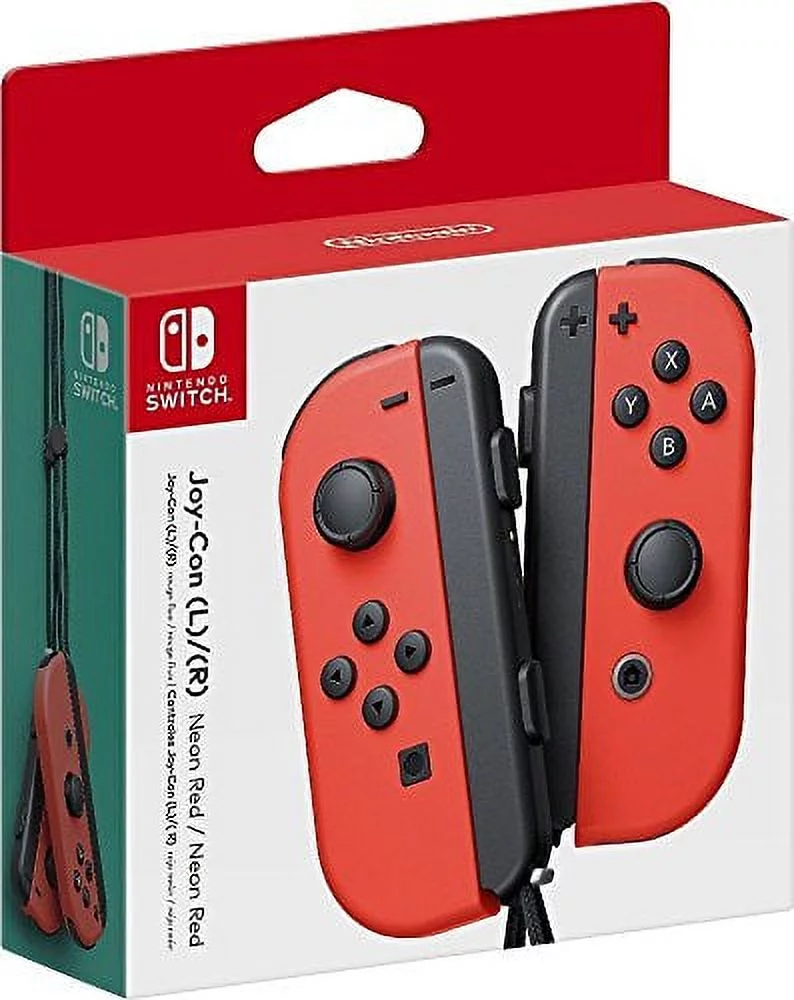 Nintendo Switch 6 items Bundle:Nintendo Switch 32GB Console Gray Joy-con,128GB Micro SD Card Nintendo Joy-Con (L/R) Wireless Controllers Neon Red,Mario Kart 8 Deluxe Mytrix HDMI Cable and Wall Charger