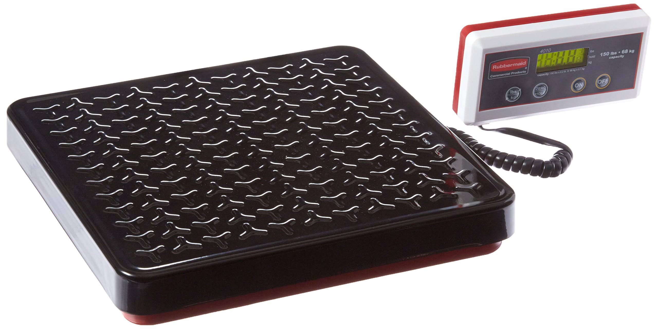Rubbermaid 150lb Digital Receiving Scale - Black FG401088
