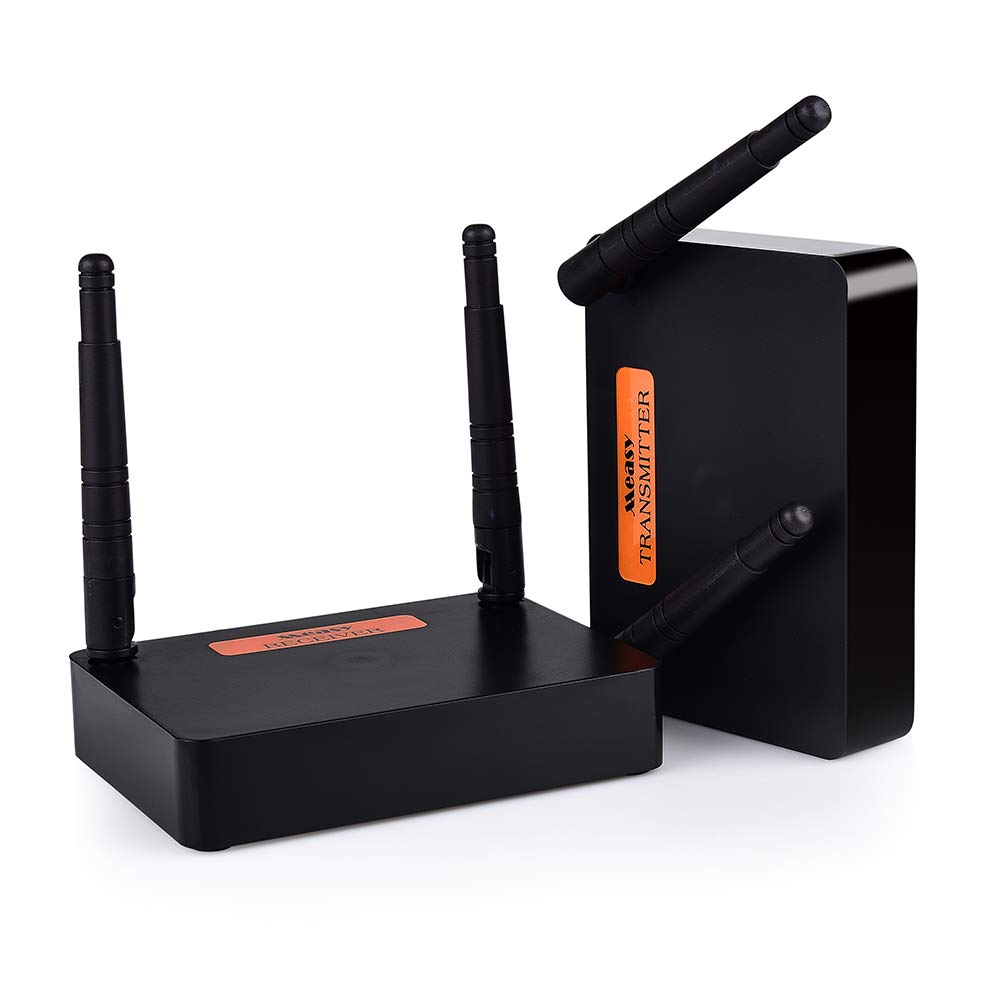 Wireless HD Transmitter and Receiver Wireless HD Extender Wireless HD Sender 2.4G/5.8G up to 100M/330FT HDMI Wireless Audio Video for HD TV / Projector Maybe delay