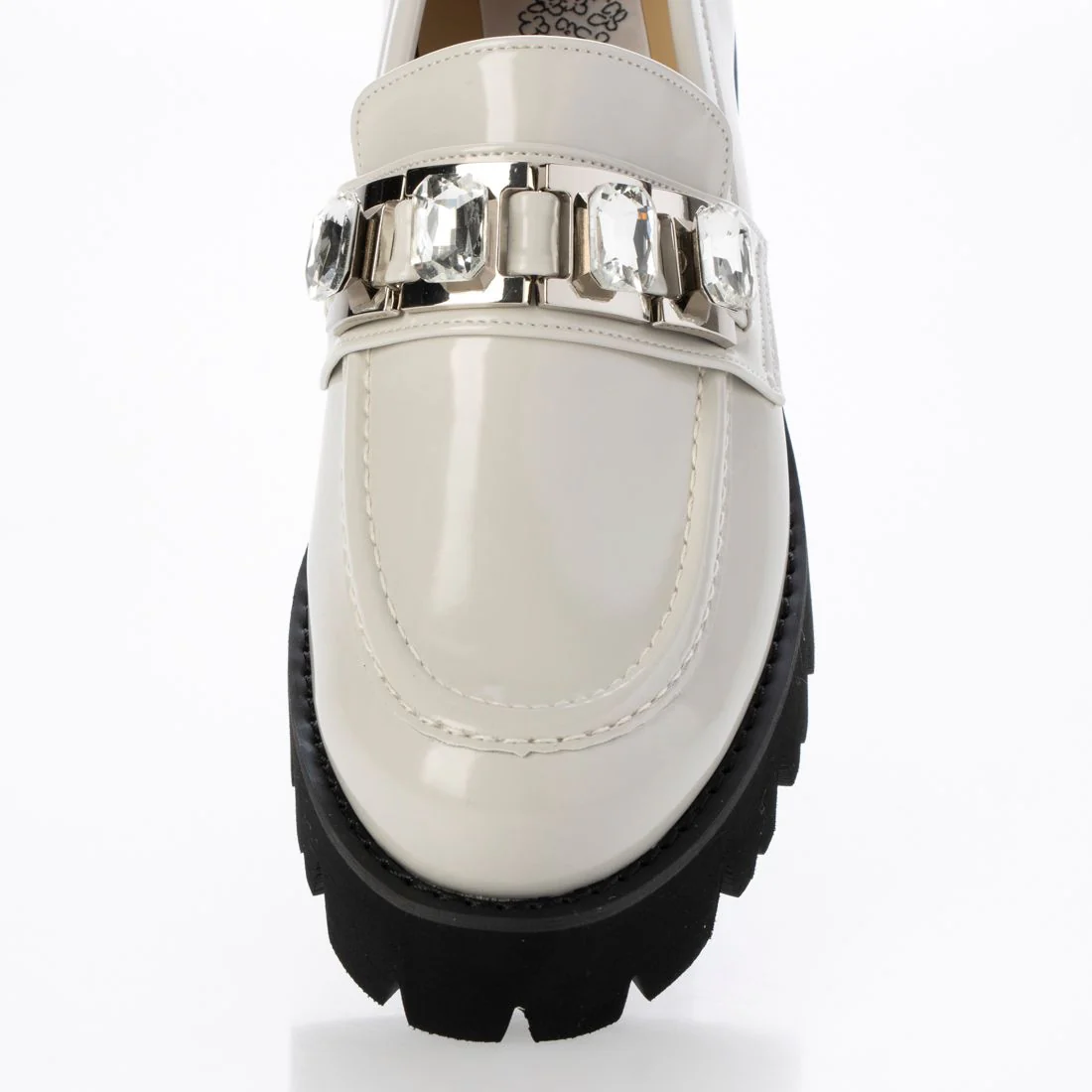 [24SS] Emma Francis Track Sole Beaded Loafers