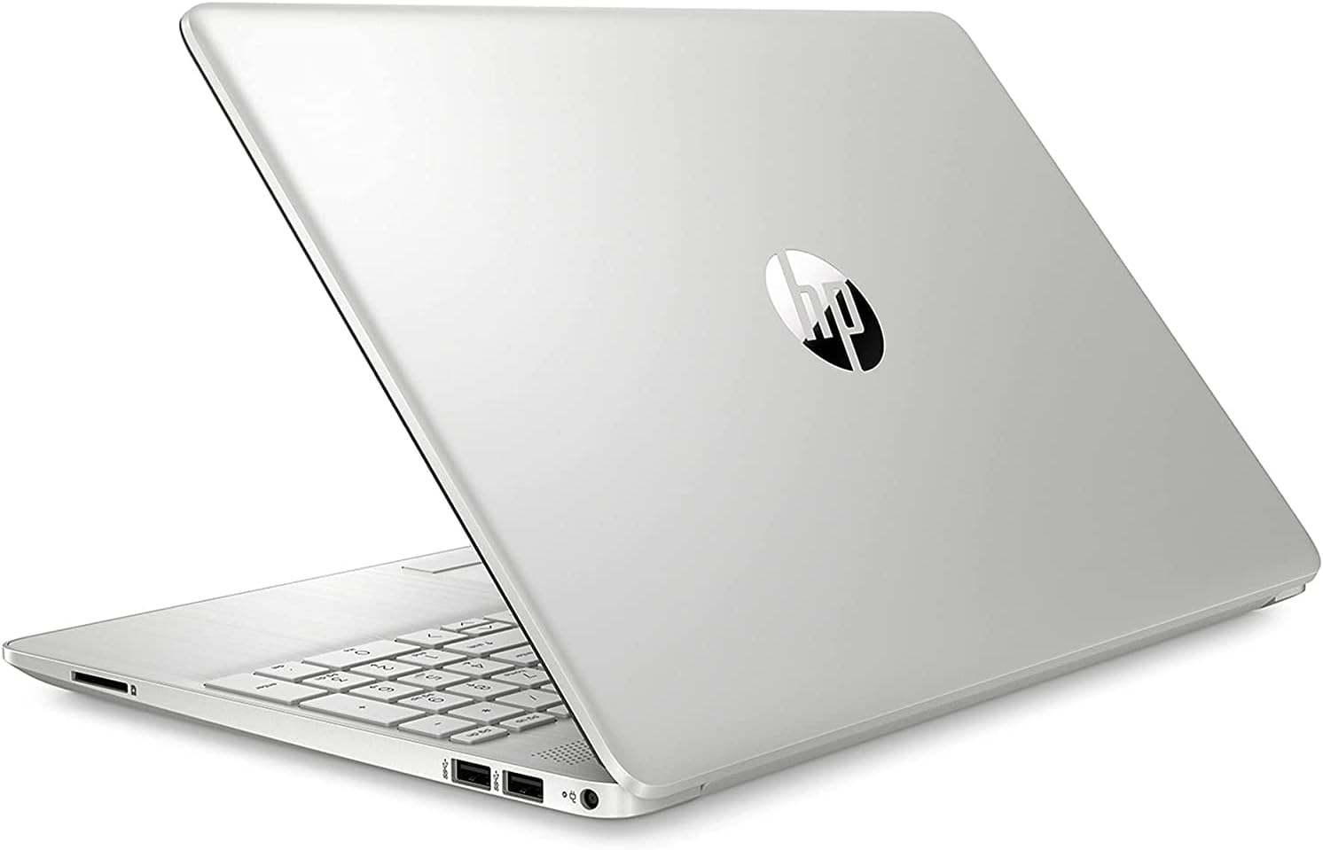 [Windows 11 Home] Newest HP 15 Laptop, 15.6'' HD Display, AMD Ryzen 3 3250U, 8GB SDRAM, 128GB SSD + 1TB HDD, Wi-Fi, Bluetooth, Type-C, HDMI, Media Card Reader, Natural Silver