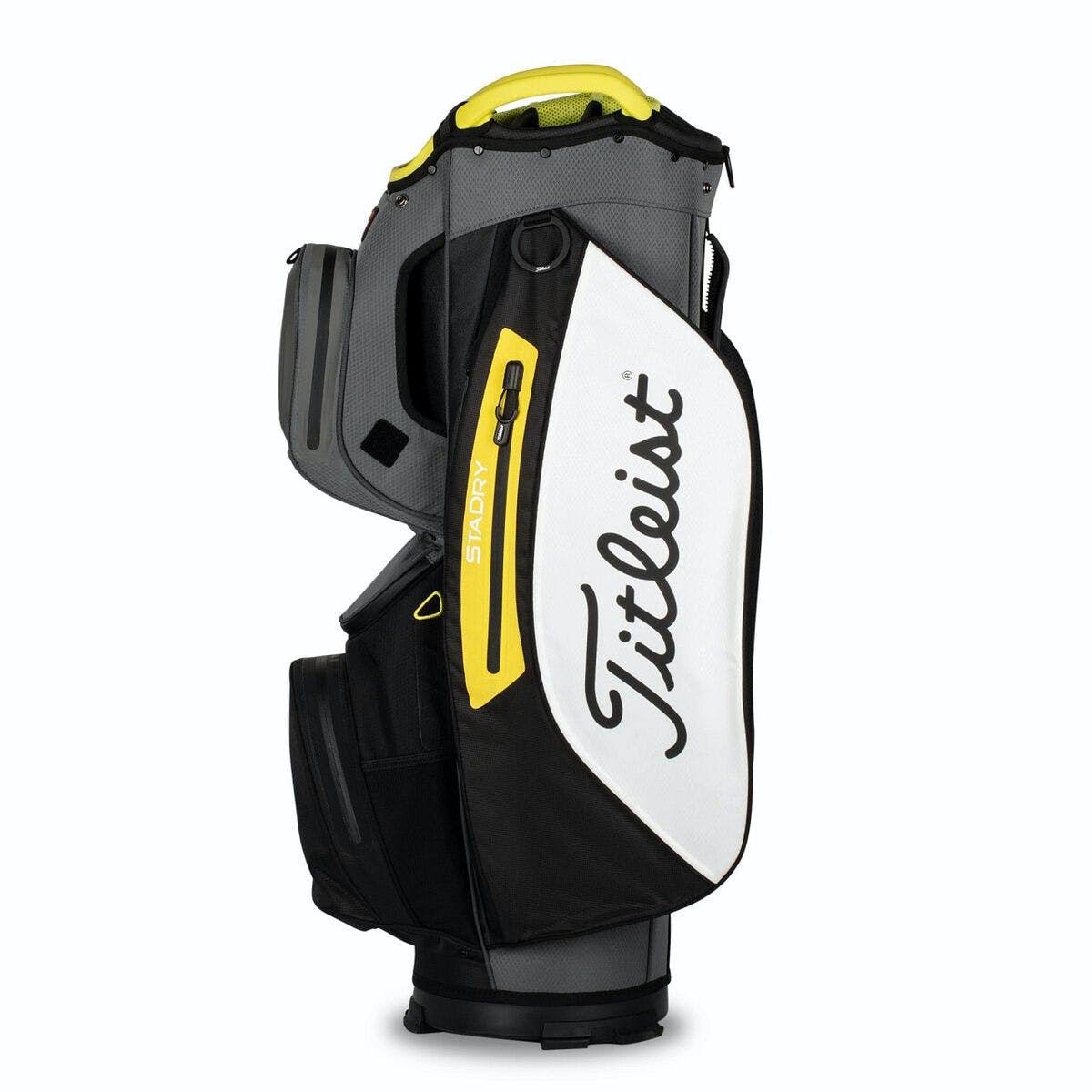 Titleist Cart 15 StaDry Cart Bag, Charcoal/White/Black
