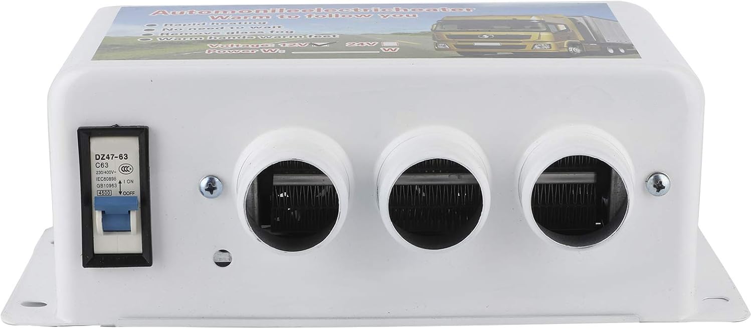 Car Heater,1000W 12V Car Heater Winter Rapid Heating Warmer Portable Windsn Defroster 3 Air Outlet