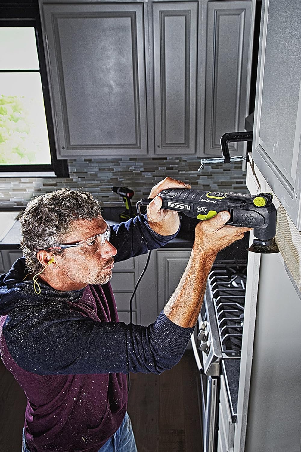 Rockwell RK5132K 3.5 Amp Sonicrafter F30 Oscillating Multi-Tool with 32 Accessories and Carry Bag