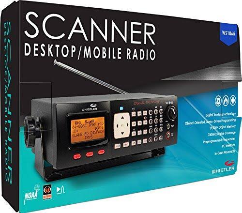 Whistler Ws1065 Desktop Digital Scanner Black