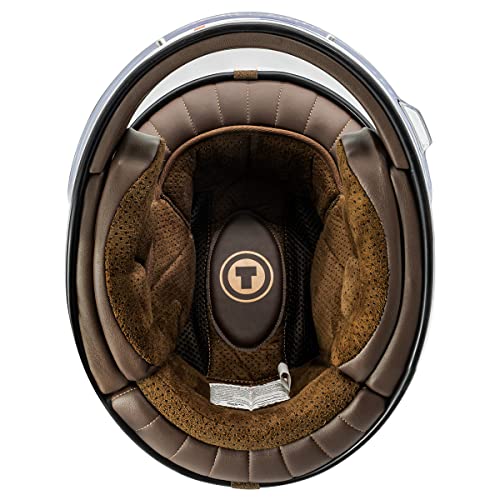 TORC T1 Fiberglass Retro Full Face Motorcycle Helmet DOT & ECE Approved