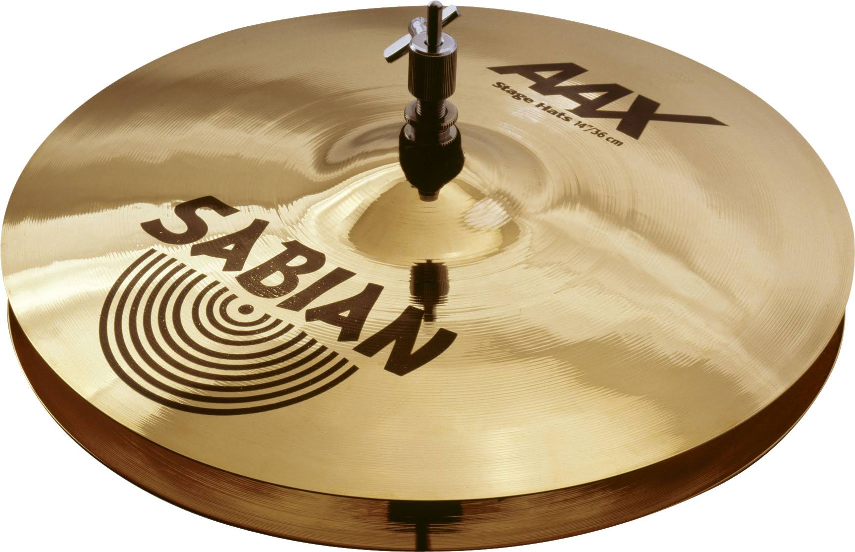 Sabian AAX Stage Hi-Hat Brilliant Cymbals, 14x22