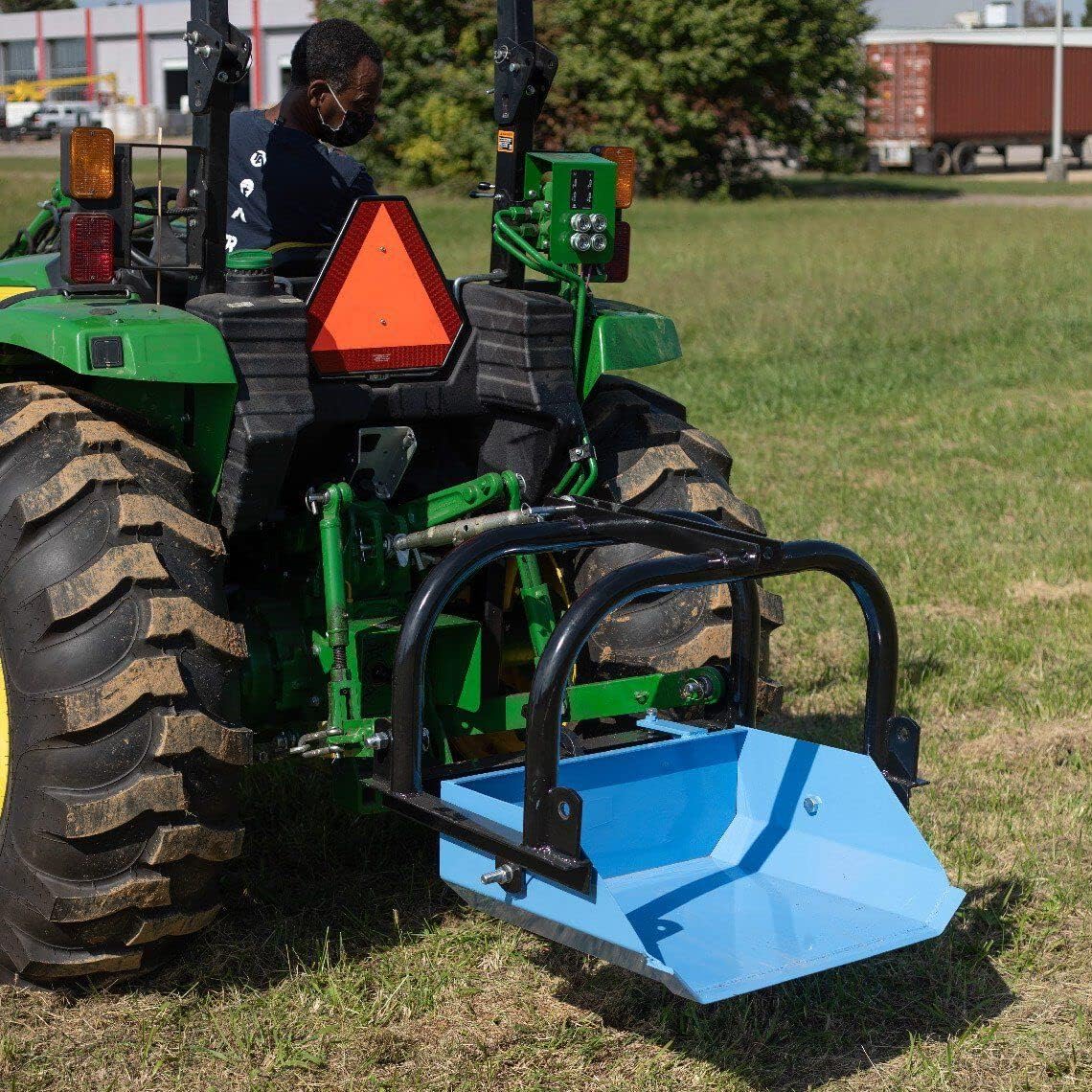 Titan Attachments 30" Reversible Dirt Scoop Shovel and Scraper, Category 1, 3 Point Tractors