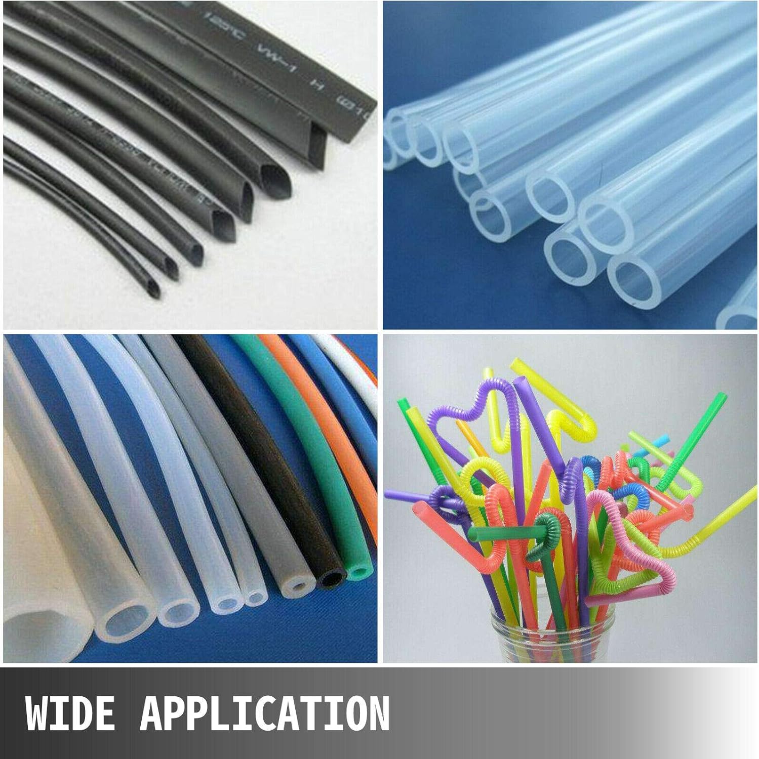 Mophorn Automatic Heat-Shrink Tube Cutting Machine 250W YS100 Tube Cable Pipe Cutter Precise Efficient Tube Cable Pipe Cutter Cutting Machine for Sleeve, Rubber/Plastic Tube, Small Wire, Sheet, Film