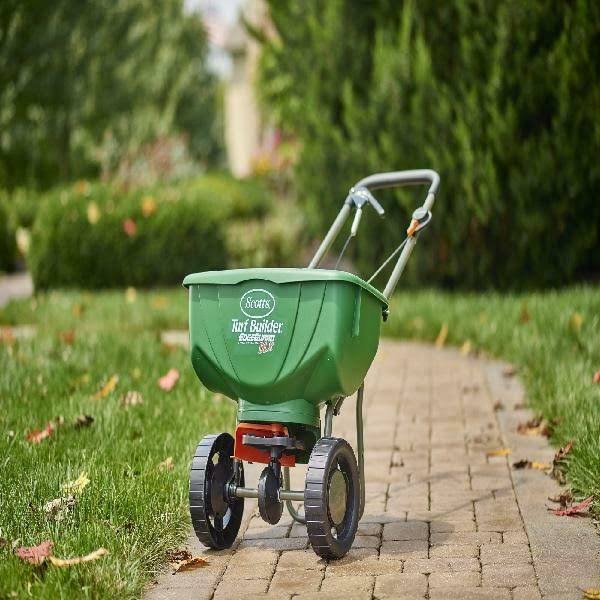 Scotts Turf Builder Pro EdgeGuard Deluxe Broadcast Spreader