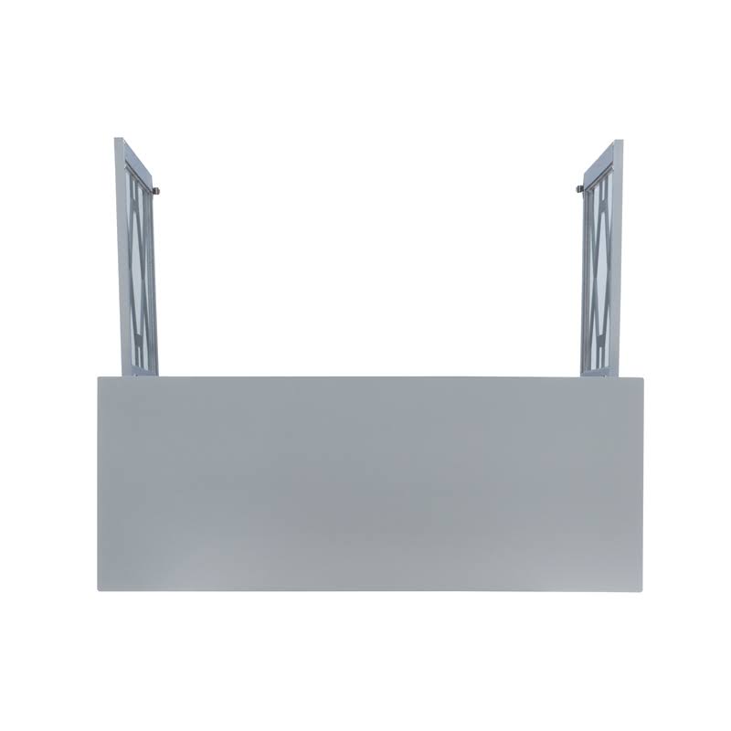 Fetti Gray Large Cabinet Linon