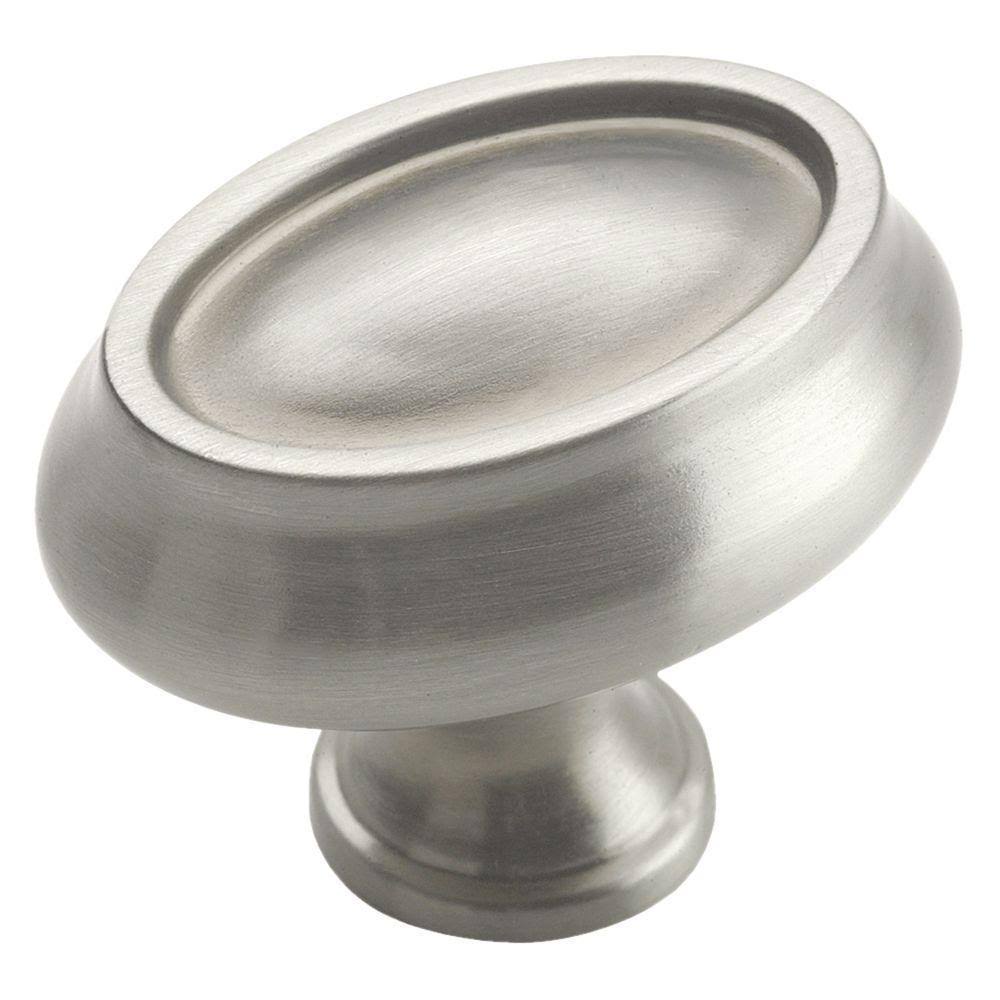 Amerock BP26127-25PACK Manor 1-1/2x22 Long Oval Cabinet Knob - Satin Nickel
