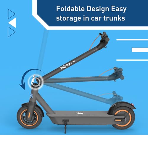 Hiboy S2/S2 Pro/S2 MAX Electric Scooter, 350-500W Motor, 8.5"-10" Solid Tires, 17-40.4 Miles Range, 19 Mph Folding Commuter Electric Scooter for Adults (Optional Seat)