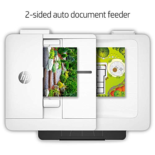 HP OfficeJet Pro 9730e Wide-Format Wireless All-in-One Color Inkjet Printer, Print, scan, Copy up to 11x17', ADF, Duplex Printing Best-for-Office, 3 Month Instant Ink Trial Included (537P6A)