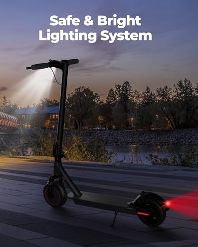 VOLPAM Electric Scooter, 350W/500W, 8.5/10 Tires, 12/21/28 Miles Range, 16/19/22Mph, Folding E-Scooter with Dual Braking