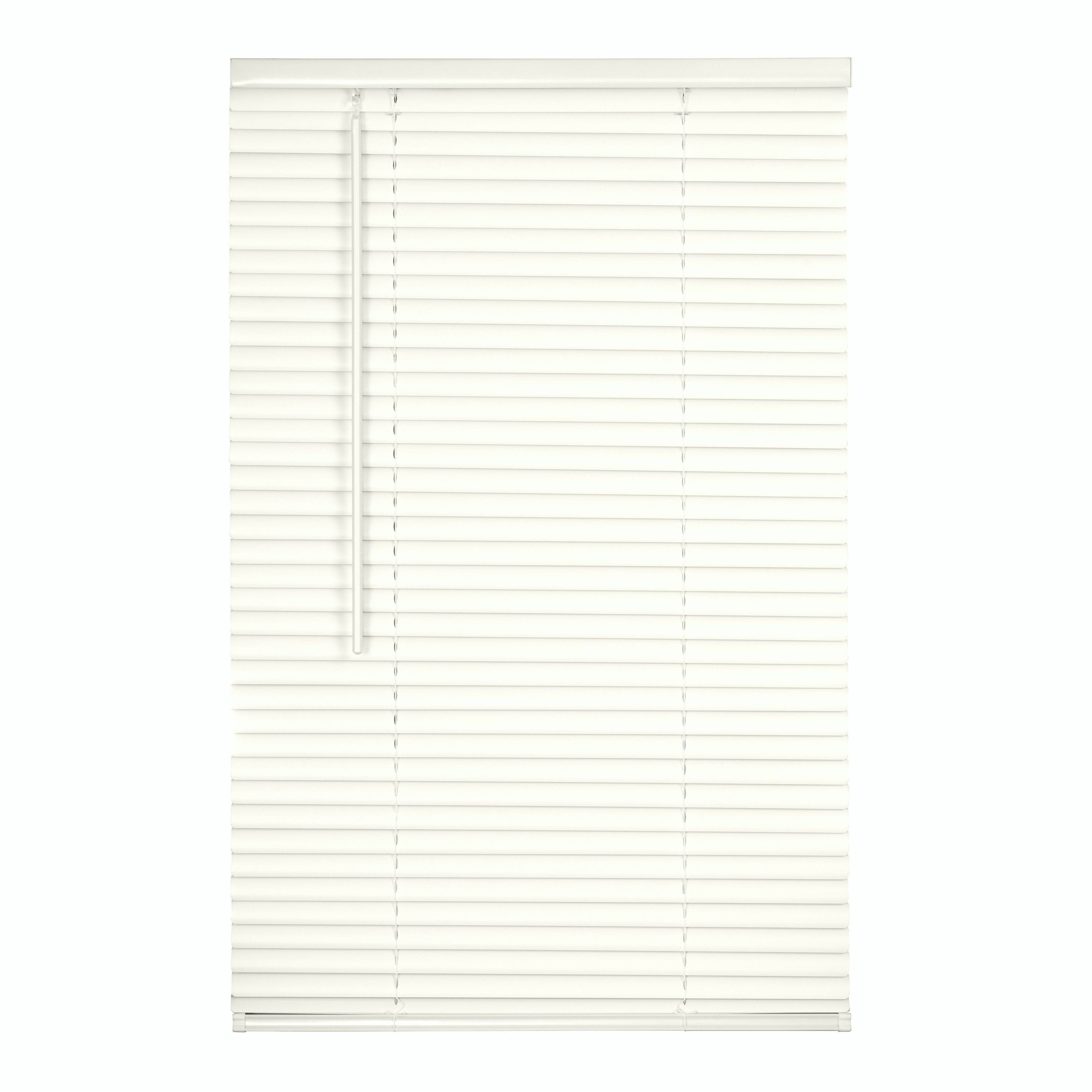 1x22 Cordless Room-Darkening Vinyl-Plus Blind - Alabaster - 43x22 W x 84x22 L
