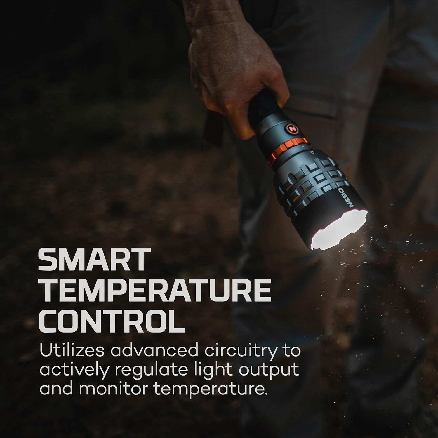 NEBO Davinci Powerful, Rechargeable and Waterproof Handheld Flashlight