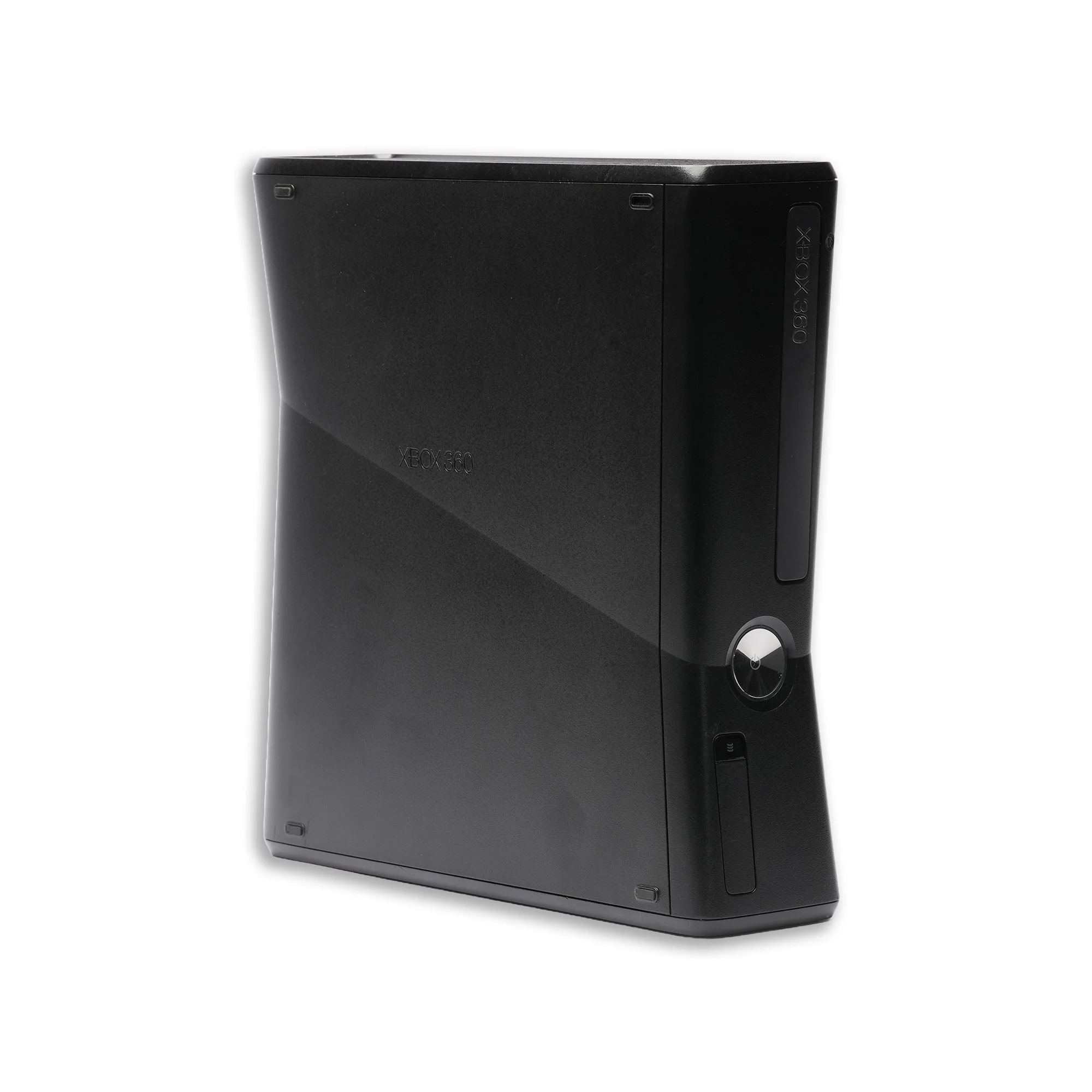 Restored Xbox 360 S 4GB Game Console Black with 2 Retrofam Wireless Controllers (Refurbished)