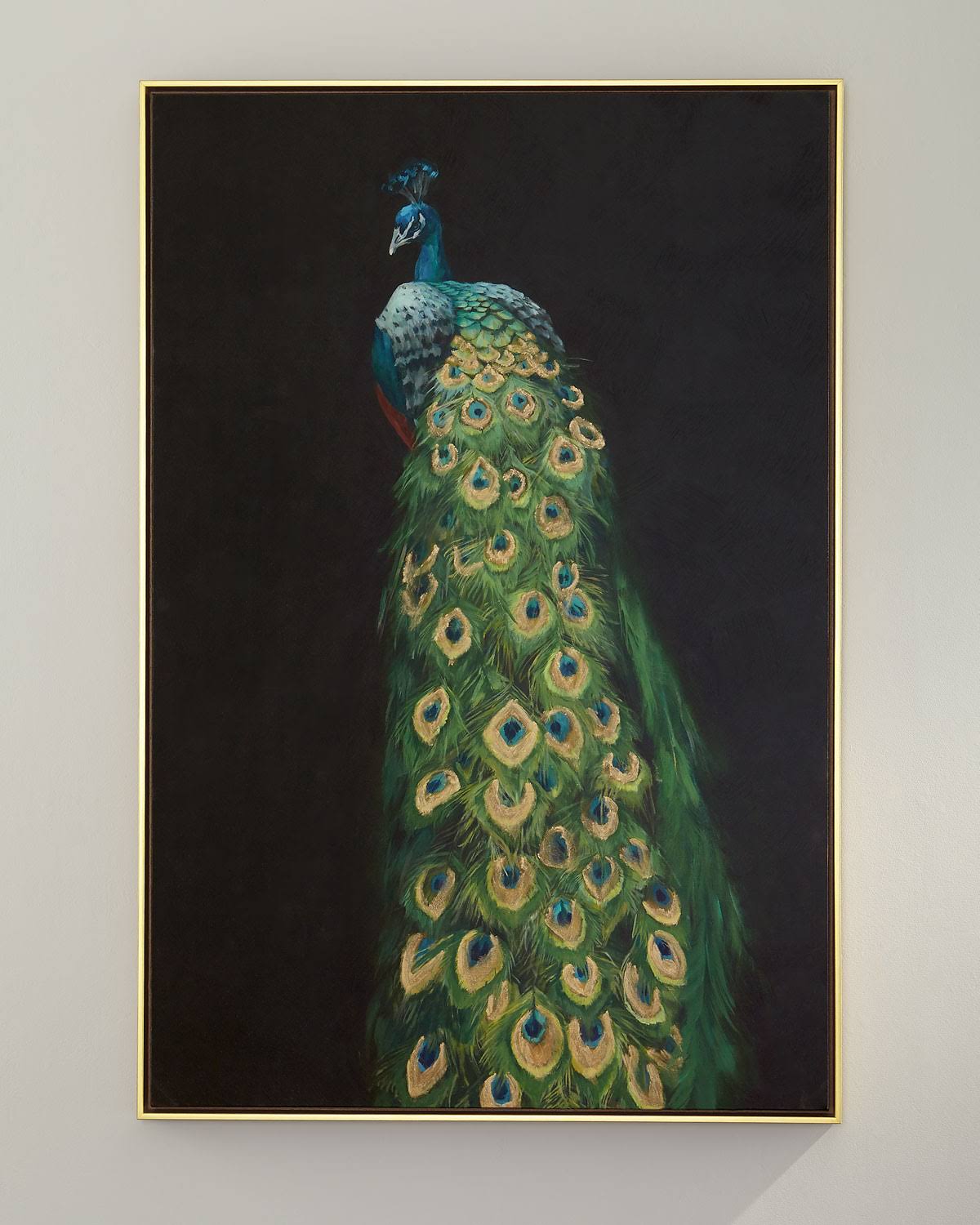 Peacock Giclee Canvas Art