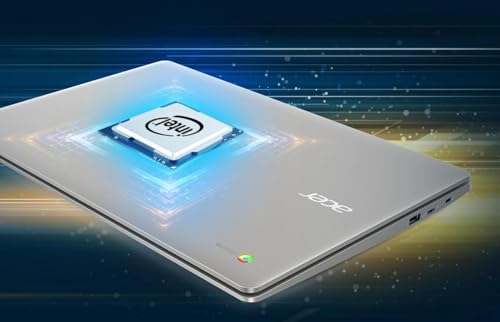 acer Chromebook 315 Laptop 2024 Newest, 15.6" HD Display, Intel Celeron N4020(Up to 2.8GHz), 4GB RAM, 64GB eMMC, Intel UHD Graphics, Long Battery Life, WiFi, Bluetooth, Chrome OS, with Laptop Stand