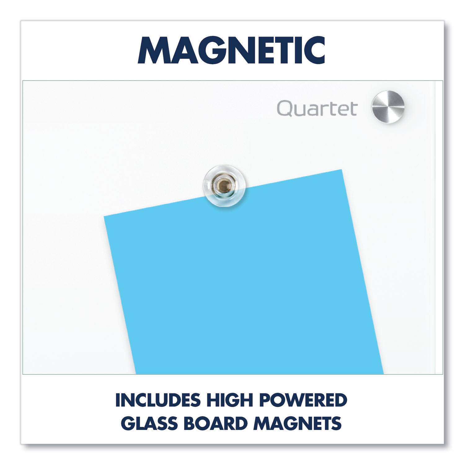 Quartet Brilliance Glass Magnetic Dry-Erase Board