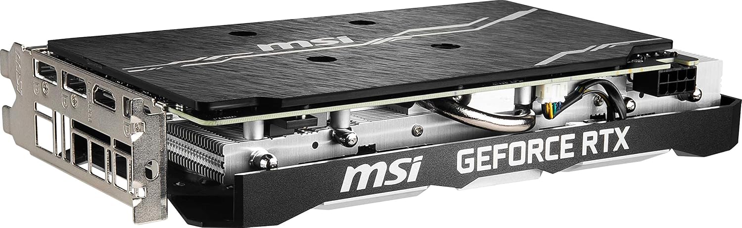 MSI Gaming GeForce RTX 2060 126GB GDRR6 192-bit HDMI/DP 1680 MHz Boost Clock Ray Tracing Turing Architecture VR Ready Graphics Card (RTX 2060 Ventus 12G OC)