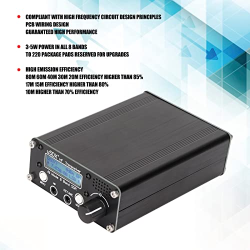 SDR 8 Band Full Mode HF SSB QRP Radio Transceiver for Signal Receiving Equipment
