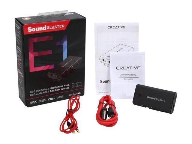 Creative Sound Blaster E1 Sound Card - Stereo