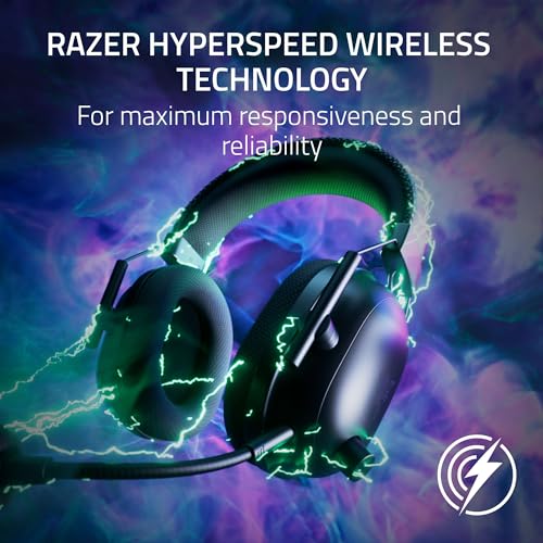 Razer BlackShark V2 Pro Wireless Xbox Gaming Headset: 50mm Drivers - Super Wideband Mic - Noise Isolating Earcups - for Xbox, PS5, Nintendo Switch 2, PC, Mac - Bluetooth, USB-C - 70hr Battery - Black