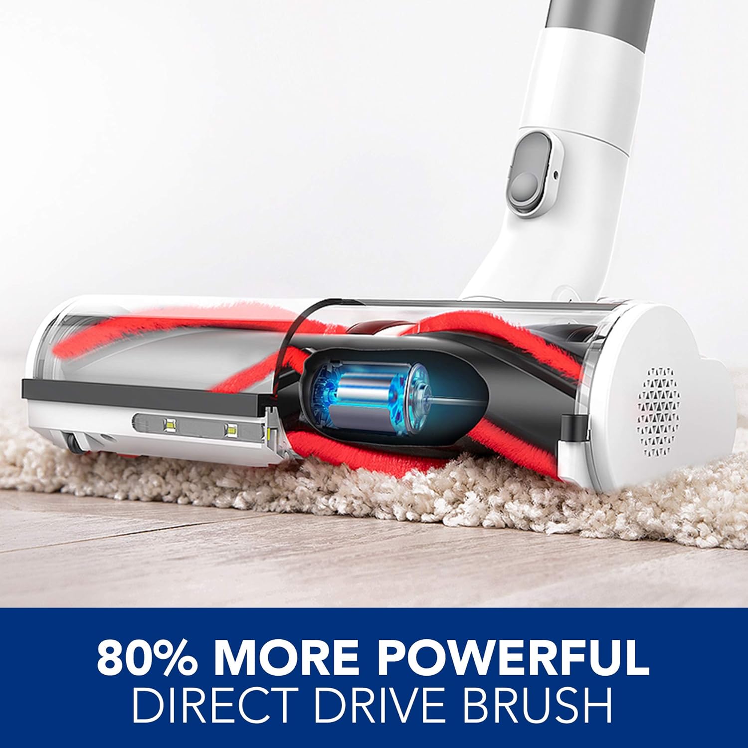 Tineco Pure ONE S12 Smart Cordless Stick Vacuum, 500W Motor for Strong Suction on Carpets & Pet Hair, Sensor Technology Optimizes Power and Runtimes – Matte Black