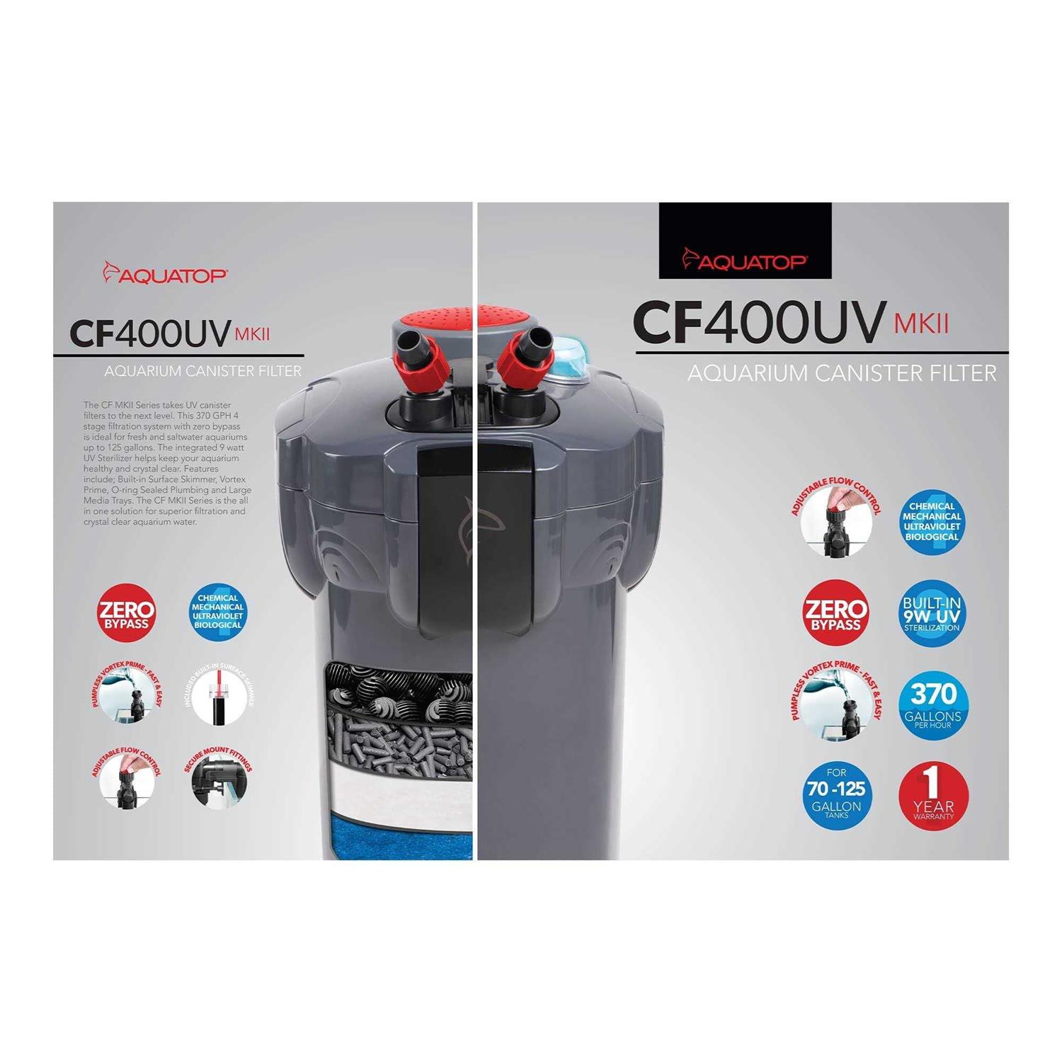 Aquatop UV Canister Filter CF Series - Pet Supplies online store