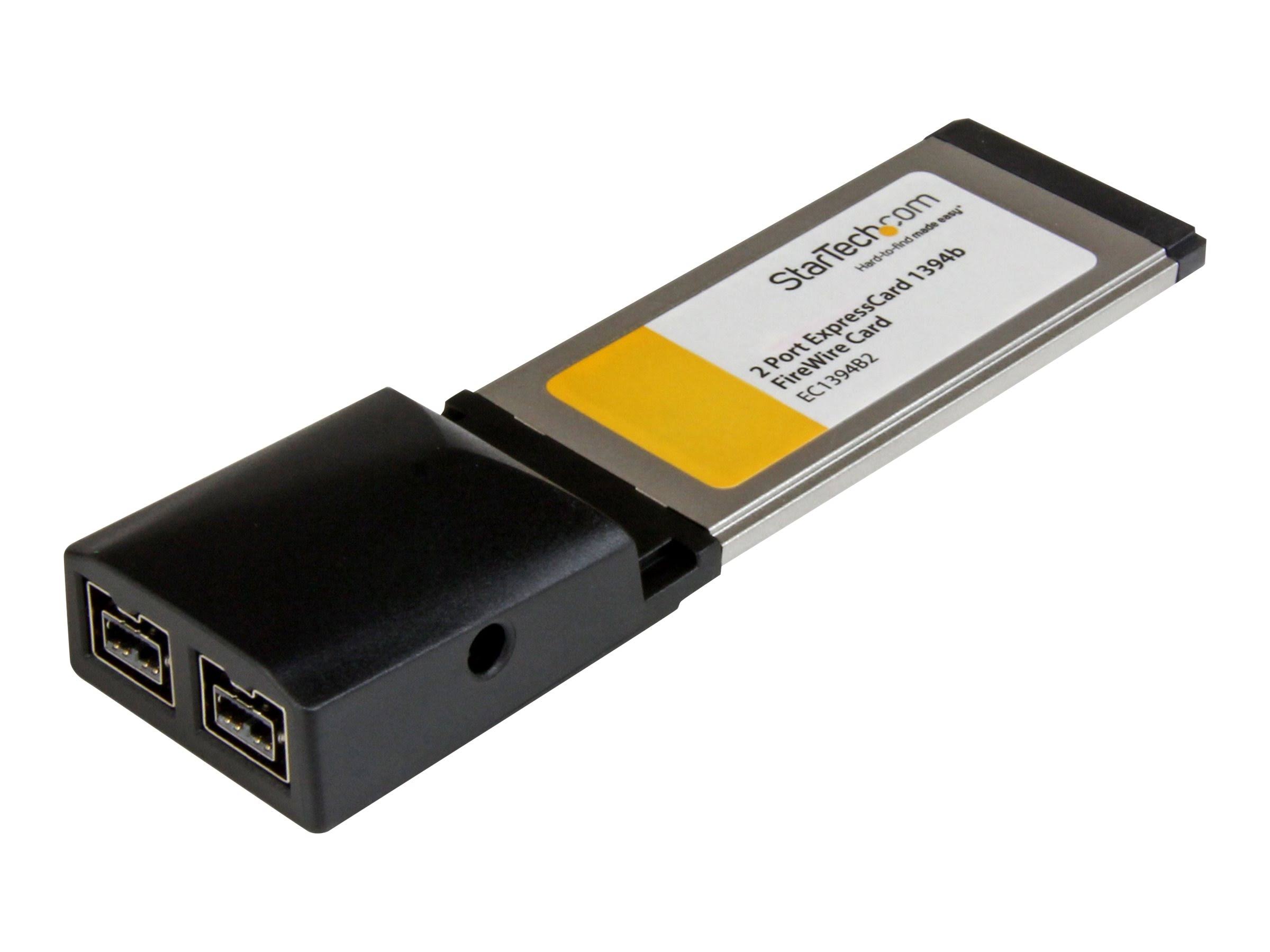 StarTech.com EC1394B2 2 Port ExpressCard Firewire Adapter Card