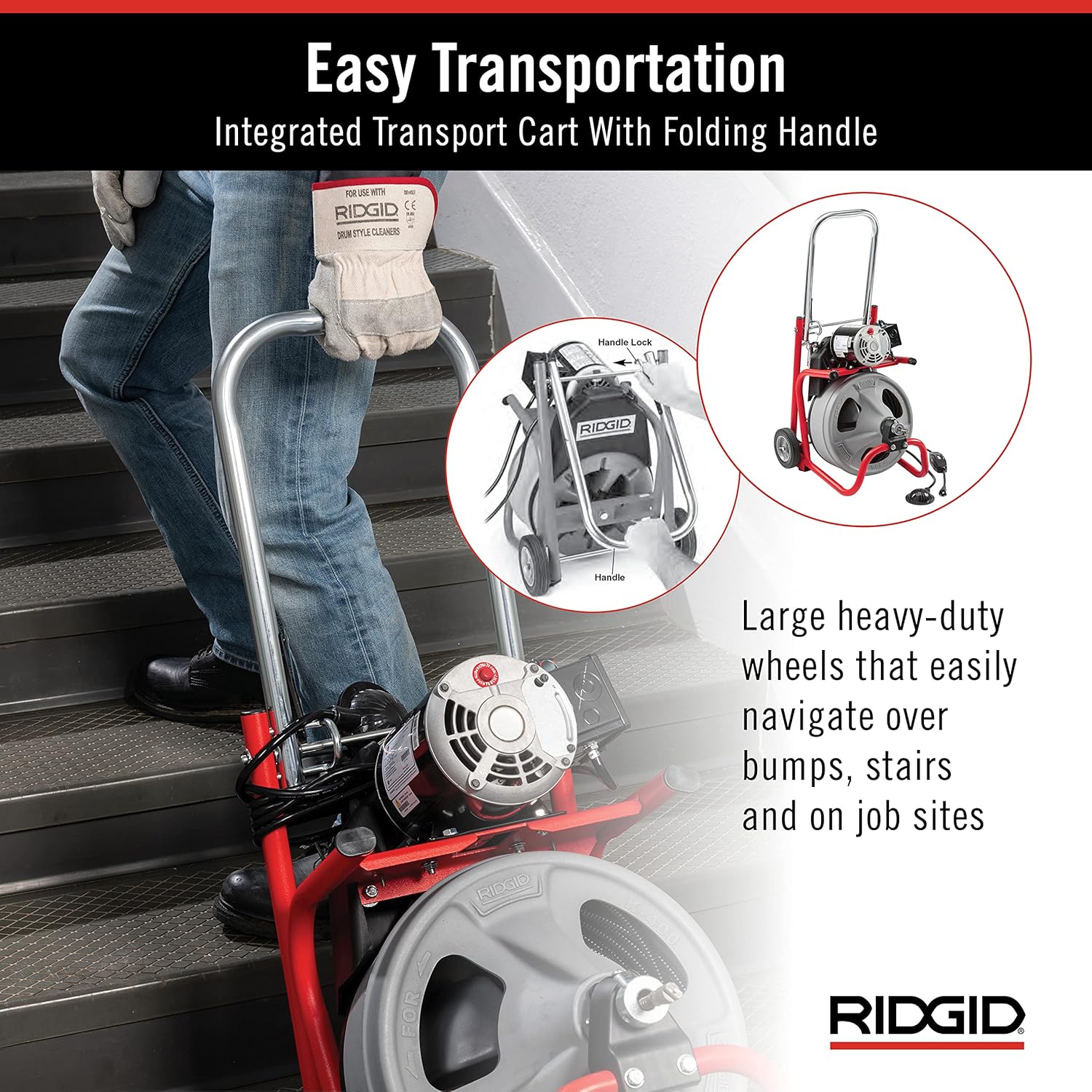 RIDGID 52363 K-400 Drain Cleaner, Grey