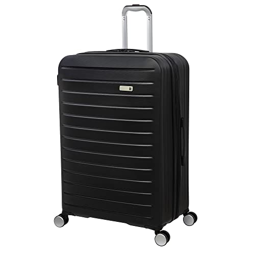 it luggage Legion 32" Hardside Checked 8 Wheel Expandable Spinner, Smoke Blue