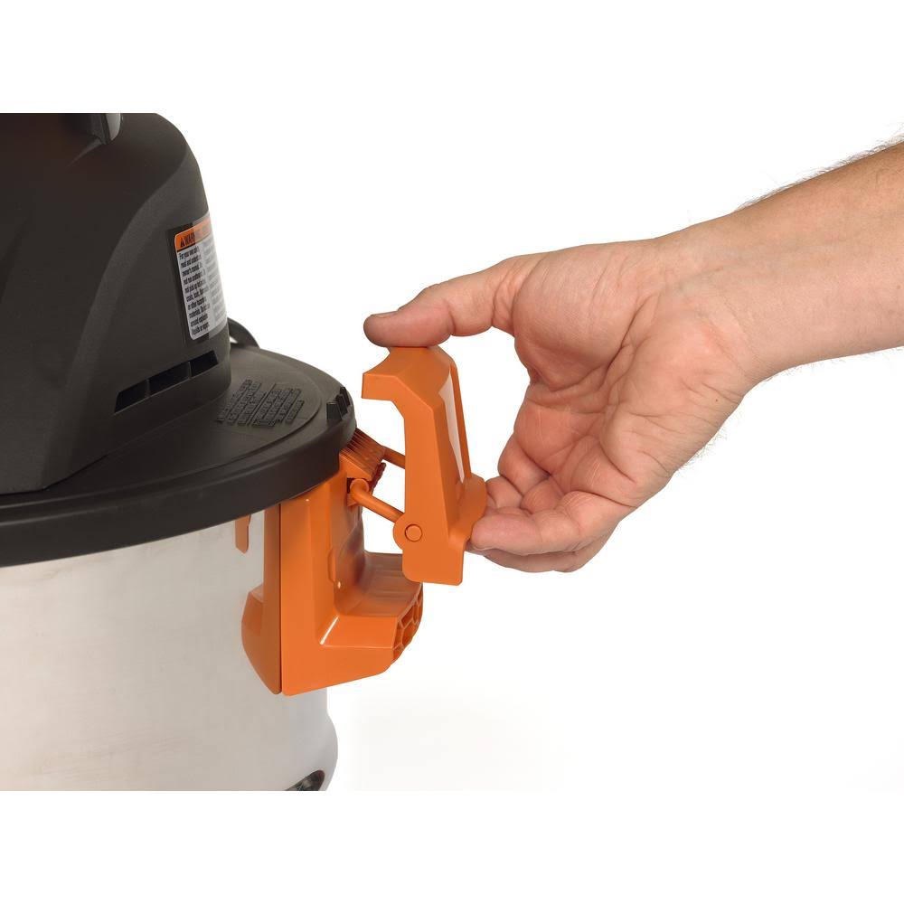 Ridgid 10 gal. 6.0 Peak HP Stainless Wet Dry VAC with Bonus Dust Bags