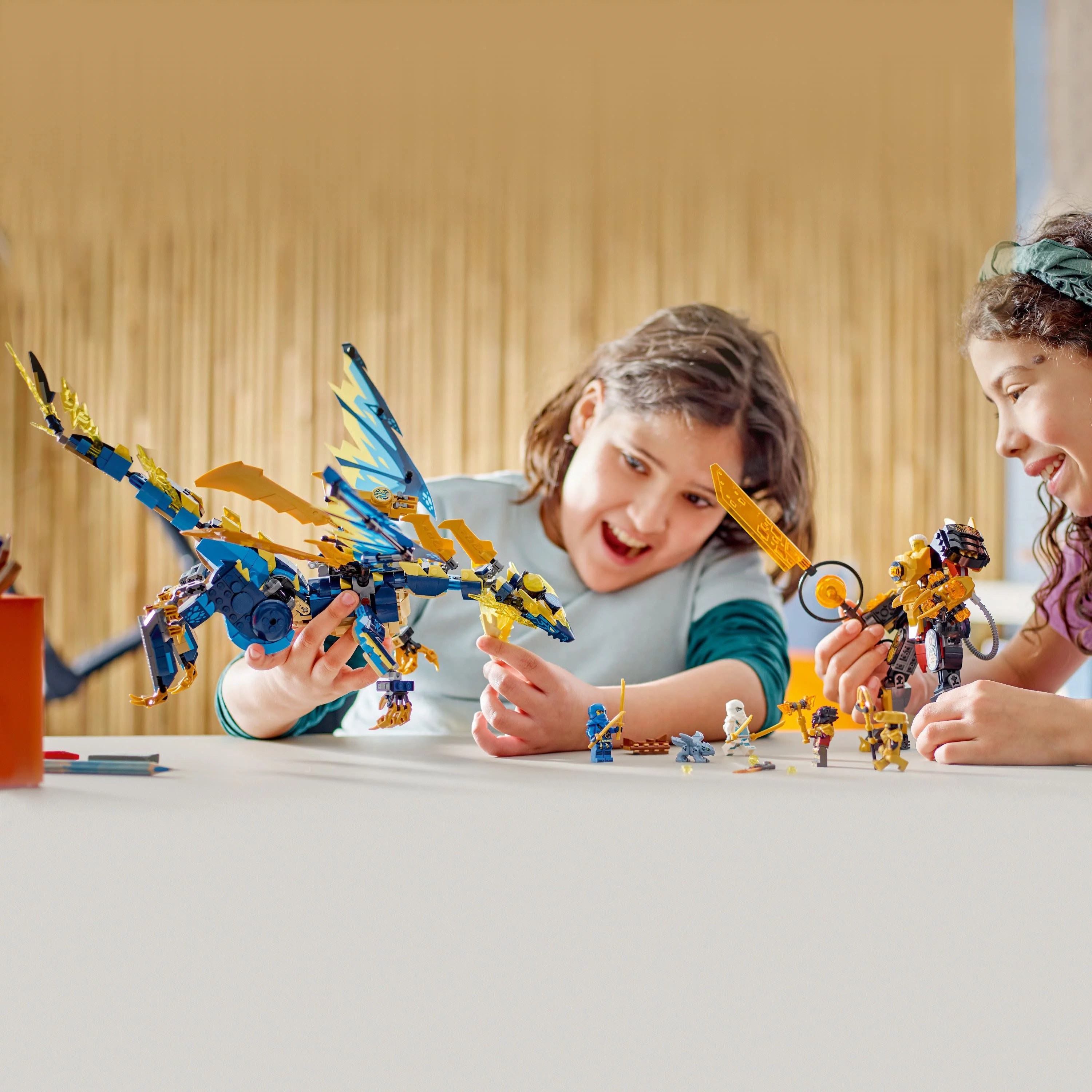 LEGO NINJAGO Elemental Dragon vs. The Empress Mech 71796 Building Toy Set, Features a Dragon, Mech, Ninja Flyer and 6 Minifigures, Gift for Boys and Girls Ages 9+ Who Love Ninja Warriors
