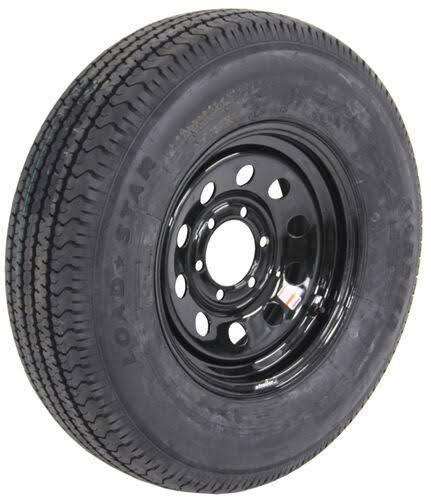 Kenda Karrier ST235/80R16 Radial Trailer Tire with 16x22 Black Mod Wheel - 6 on 5-1/2 - LR E AM34834