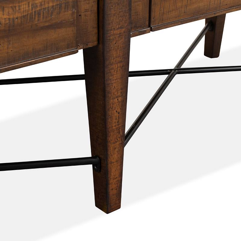 Magnussen Bay Creek Toasted Nutmeg Upholstered Bench