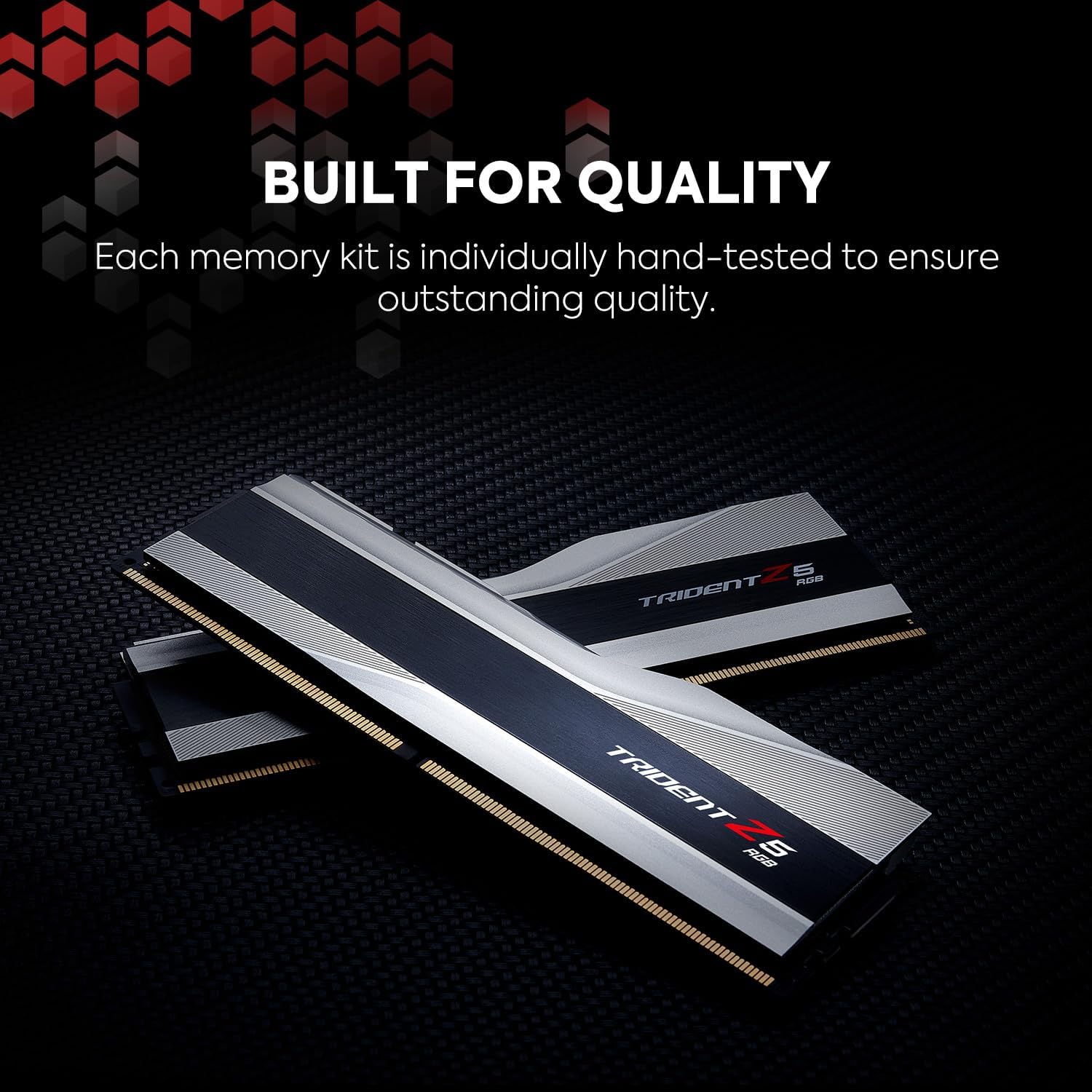 G.SKILL Trident Z5 RGB Series (Intel XMP 3.0) DDR5 RAM 32GB (2x16GB) 5600MT/s CL30-36-36-89 1.25V Desktop Computer Memory UDIMM - Metallic Silver (F5-5600J3036D16GA2-TZ5RS)