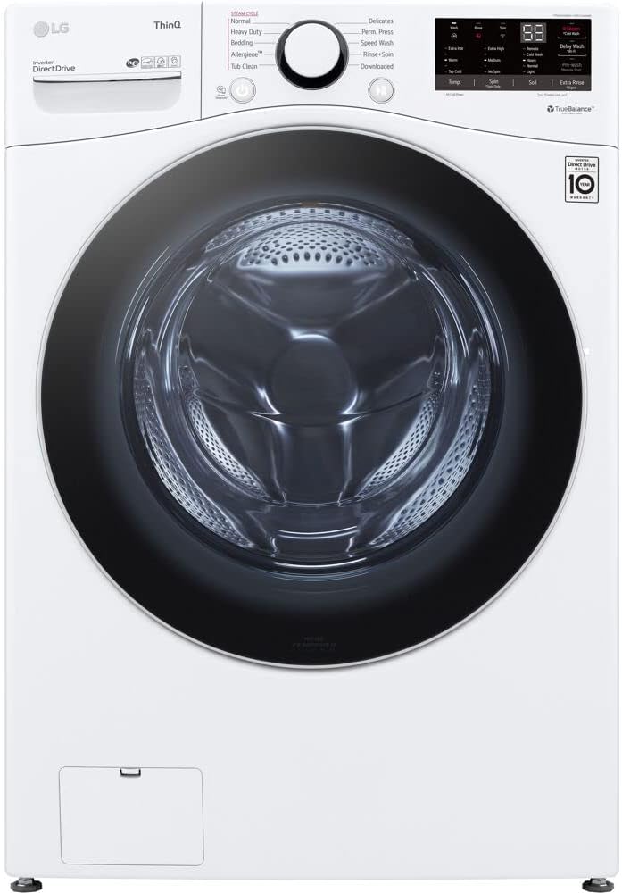 LG WM3600HWA 4.5 Cu. Ft. Ultra Large Capacity Smart wi-fi Enabled Front Load Washer