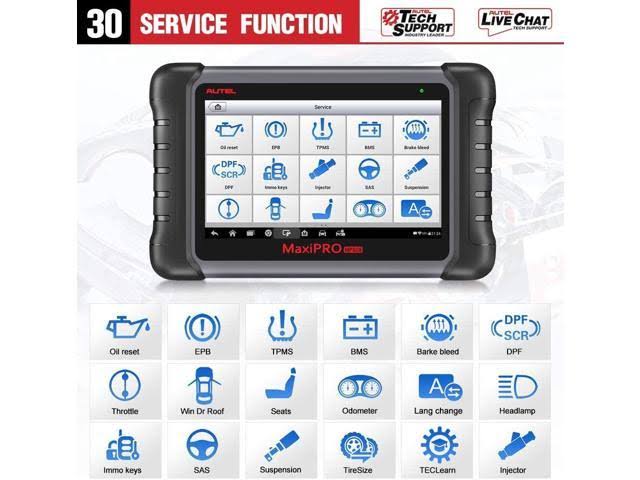 Autel MaxiPRO MP808 OBD2 Car Diagnostic Scanner Bi-Directional Control u0026 Key Programming