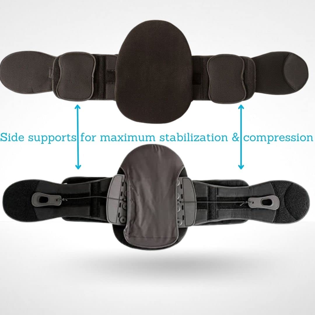 LSO Back Brace for Lower Back Pain Men & Woman Herniated Disc, Scoliosis, Post Surgery & Spine Fractures L0648/ L0631, Sciatica Pain Relief Lumbar Support Medical Grade Back Brace