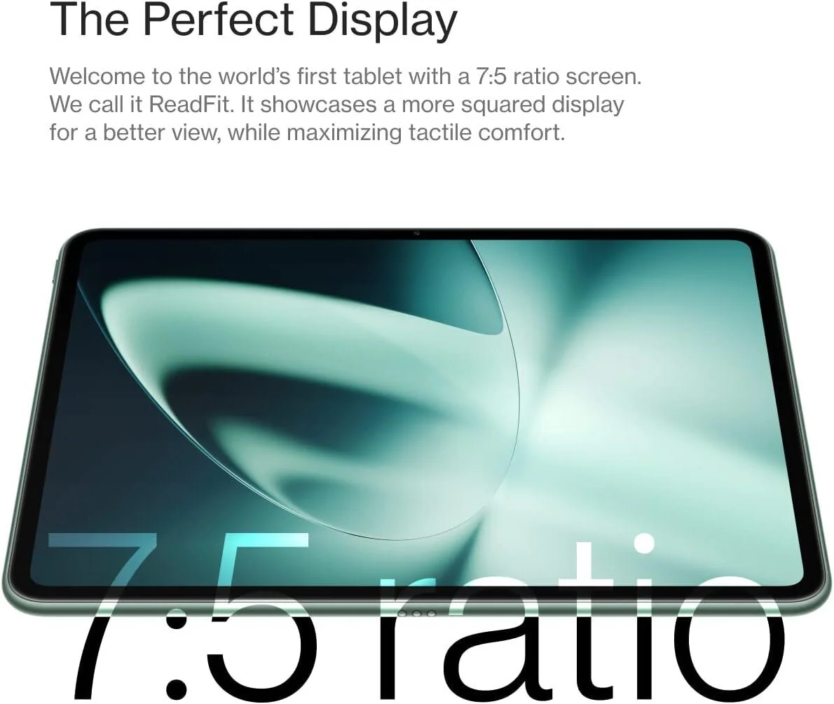 OnePlus Pad 11.61" LCD Display, 8GB RAM,128GB Storage, MediaTek Dimensity 9000, Android 13.1, 144HZ Refresh Rate, Dolby Vision Atmos, Wi-Fi with Cellular Data Sharing Tablet