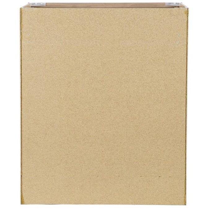 Project Source 30-in W x 35-in H x 23.75-in D Natural Unfinished Door and Drawer Base Stock Cabinet in Brown | 33A B30B