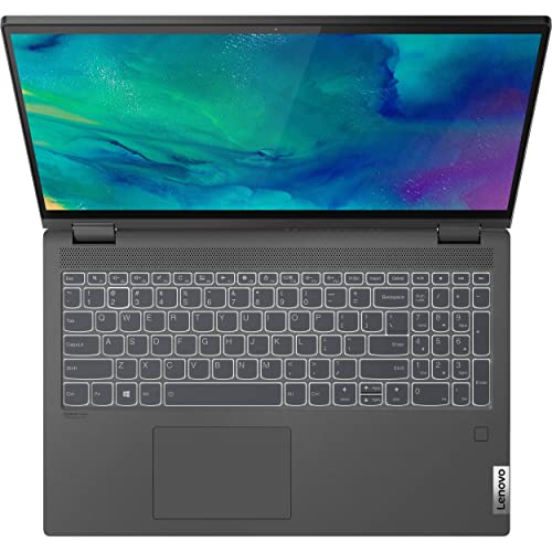 Lenovo IdeaPad Flex 5 5i 2-in-1 Laptop (15.6" FHD Touchscreen, Intel Core i7-1165G7, 16GB RAM, 1TB SSD, IST Active Stylus), Convertible, Fingerprint, Backlit KB, Wi-Fi 6, Webcam, Win 11 Home, Gray