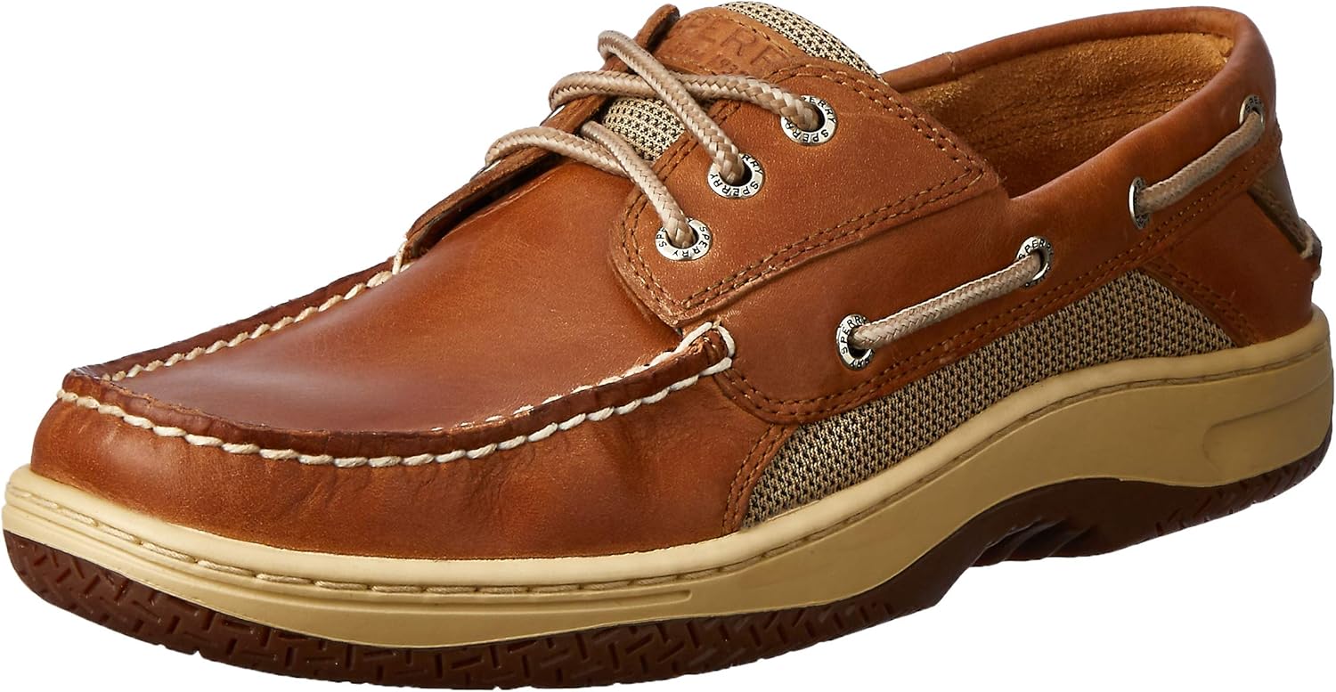 SPERRY Men's Billfish 3-Eye Boat Shoes Dark Tan