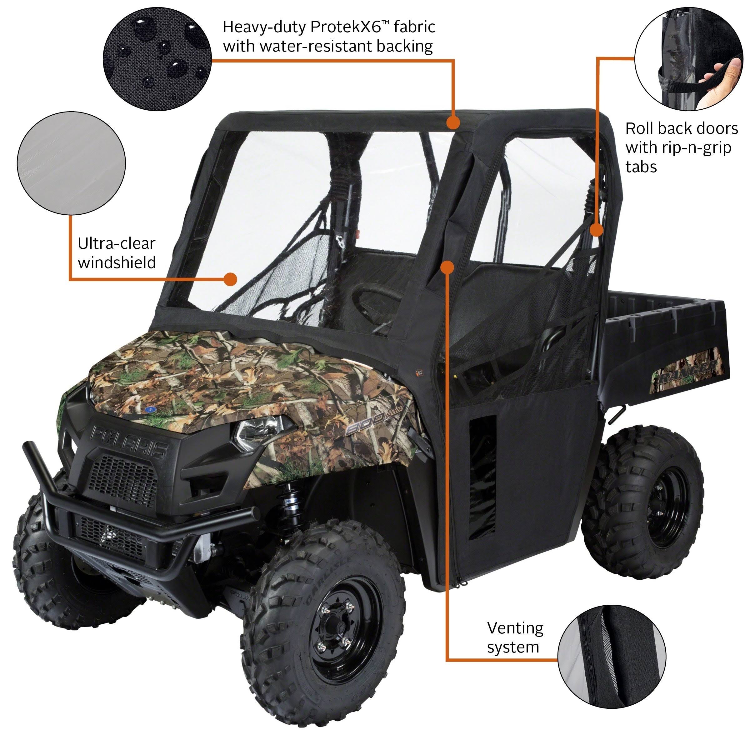 Classic Accessories UTV Cab Enclosure, Black