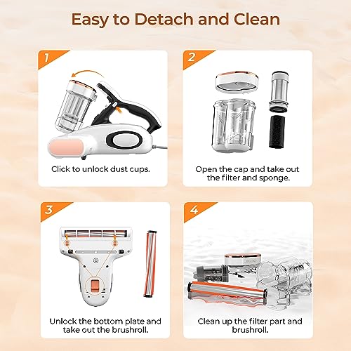 JIGOO J300 Mattress Vacuum Cleaner