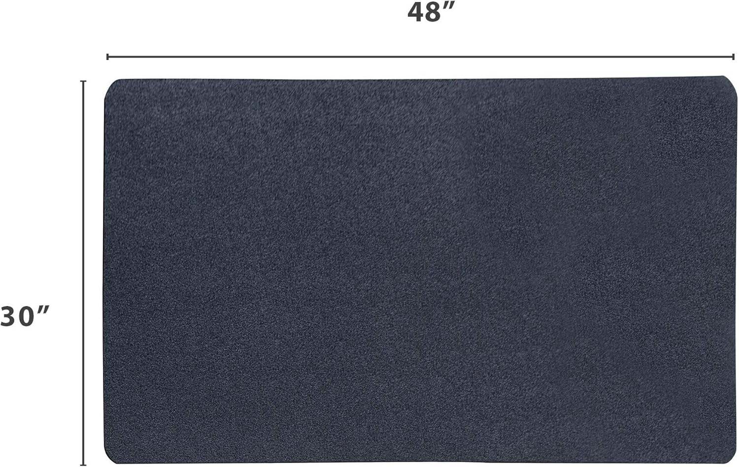 VersaTex Multi-Purpose Recycled Rubber Floor Mat for Indoor or Outdoor Use, Utility Mat for Entryway, Tool Bench, Garage, Under-Sink, Patio, and Door Mat; 36" x 60", Black