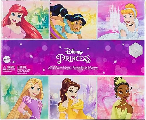 Mattel ​Disney Princess Toys, 13 Princess Fashion Dolls with Sparkling Clothing and Accessories, Inspired by Disney Movies, Gifts for Kids​